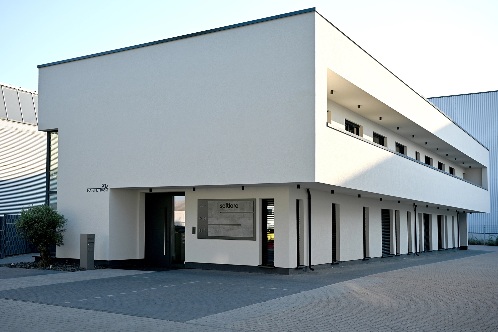 Softlare-Gebäude in der Hafenstraße 93 A in Worms